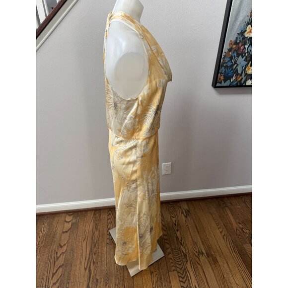 Elie Tahari  eclipse halter silk midi dress size 10 - Picture 4 of 4